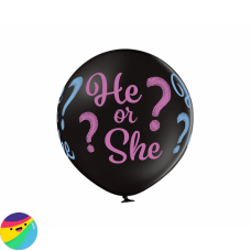 Jumbo balon za rojstvo - He or She?