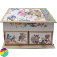 Škatla za nakit velika sova