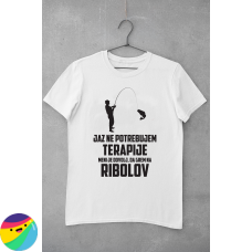 Majica - Ne potrebujem terapije RIBOLOV Majica - Ne potrebujem terapije RIBOLOV