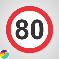 Nalepke za 80 let