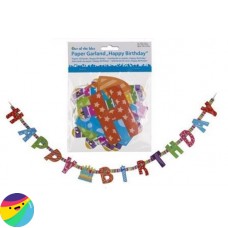 Napis Happy birthday pisani