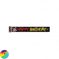 Napis Happy Birthday - Pirat