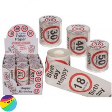WC papir Happy Birthday za 18 let